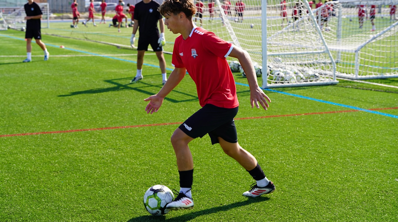 Player being assessed during an SFI ID session